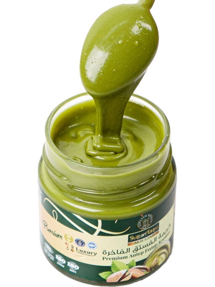 Alsultan Pistazienbutter Cremig 200g Türkischer Halal-Aufstrich für den Großhandel von Aladdin
