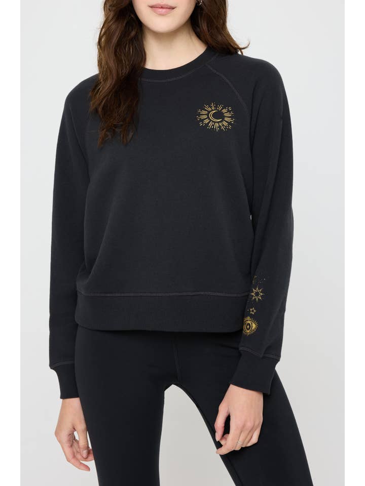 Sort Gold Dragon Forever Cozy Crew for engroshandel på Faire