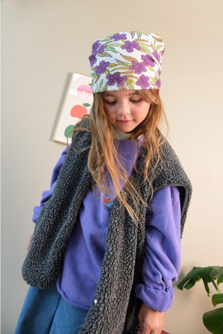 SO FAMILY - Wholesale Scarf - Kids - Jaipur Lavender Scarf kids, 50 cm1