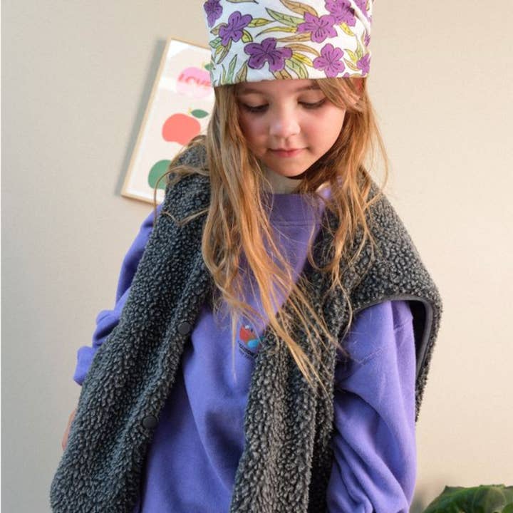 SO FAMILY - Wholesale Scarf - Kids - Jaipur Lavender Scarf kids, 50 cm1
