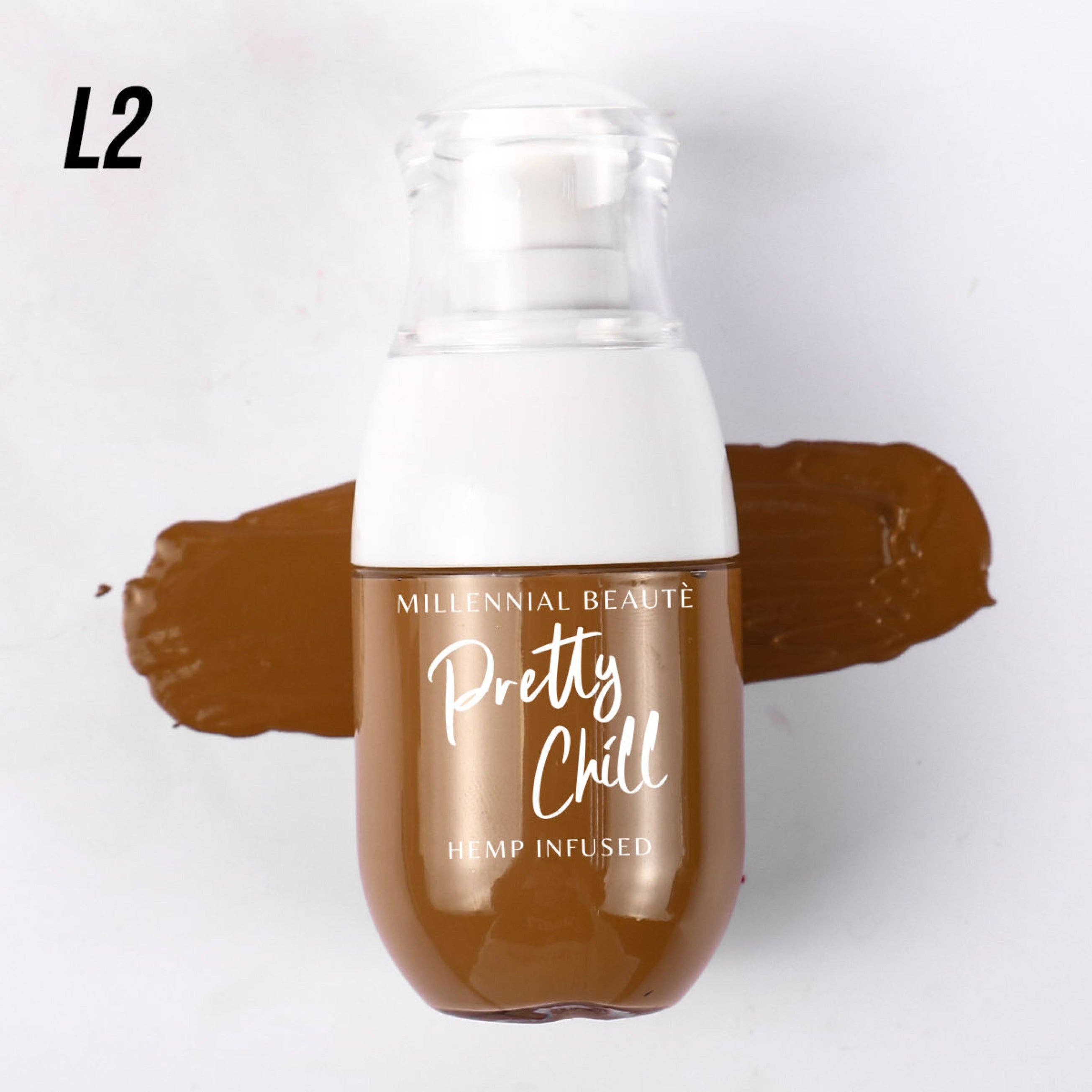 Millennial Beauté – wholesale Foundation – Full täckande foundation med SPF15 och hampfröolja8