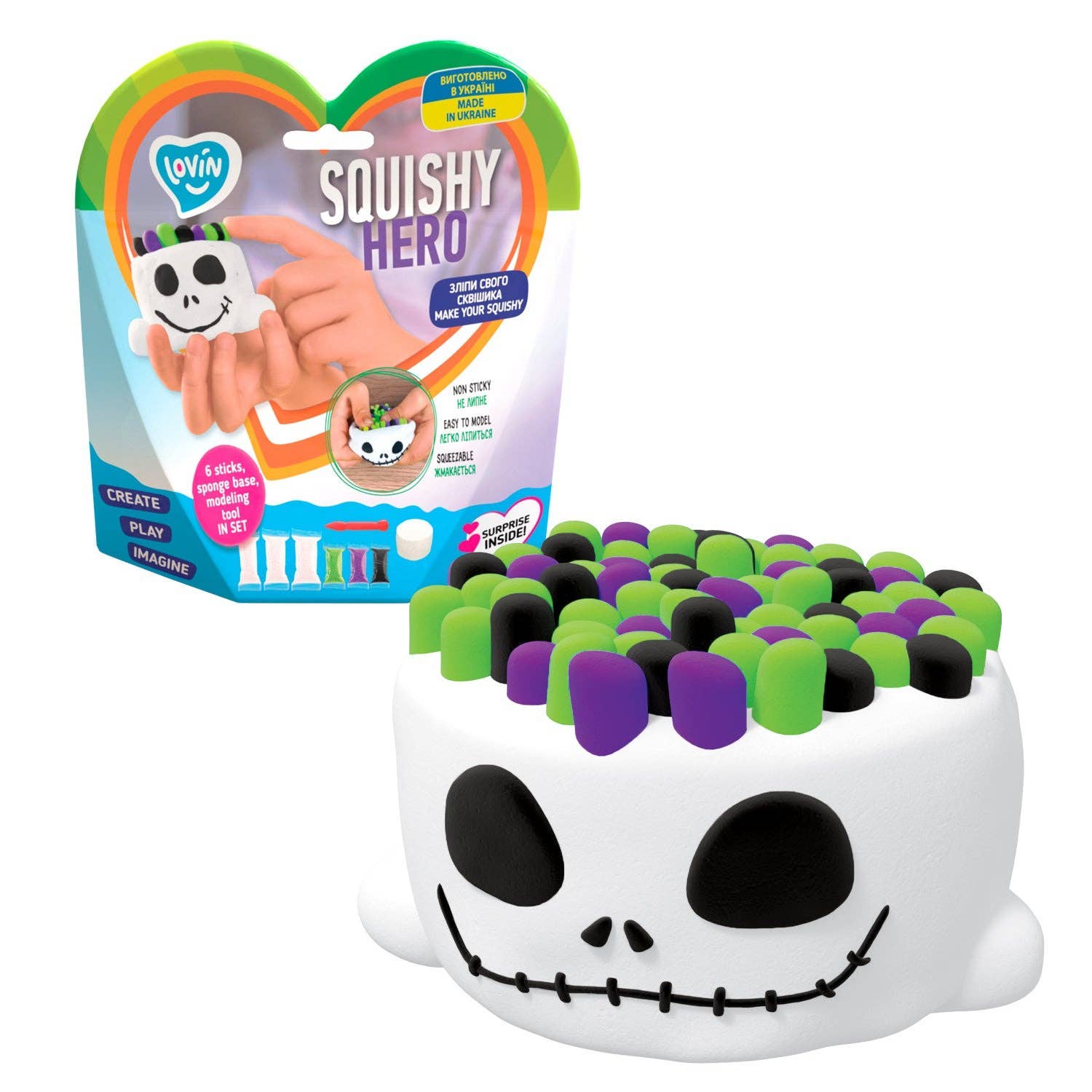 Baby Republic - Wholesale DIY Craft Kit - Kids - Create Your Own Squishy - Ghost0
