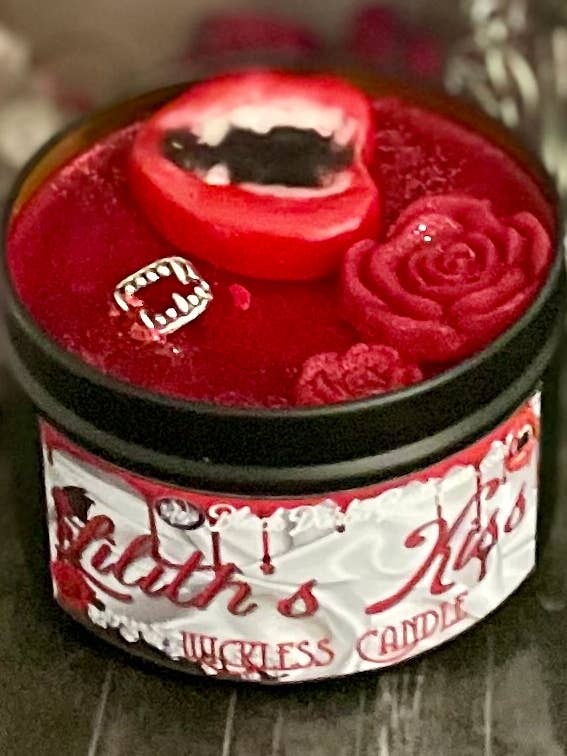 Lilith's Kiss Wickless Candle for wholesale by Black Dahlia Boutiques