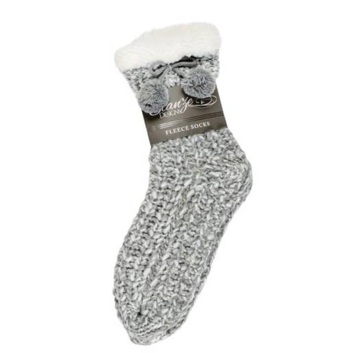 Calcetines tipo pantufla gris para mujer para venta al por mayor de EAST AVENUE