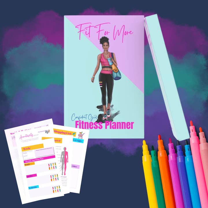 Fit For More Fitness Planner: Fiduciosa ragazza per la vendita all'ingrosso da parte di Fit For More Store
