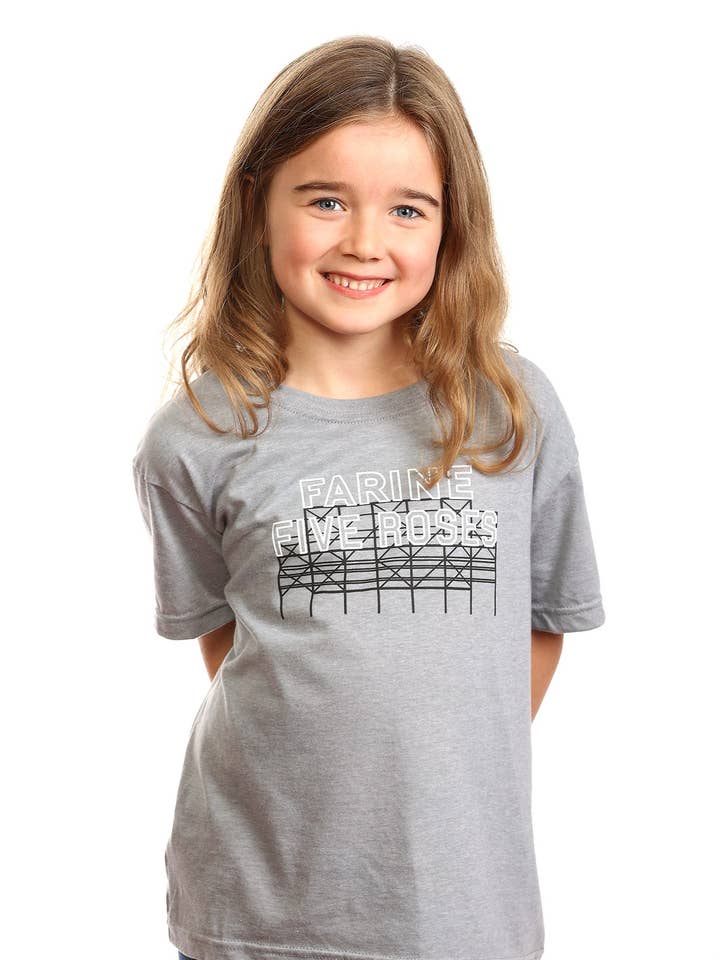 Kids Farine Five Roses T-shirt — Organic cotton for wholesale by PLB Design