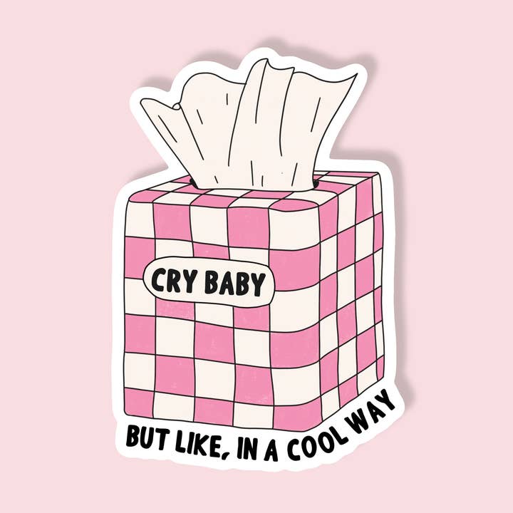 Cry Baby Sticker for wholesale by Urban Brew