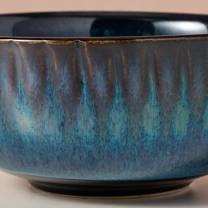 Ten Thousand Villages - Wholesale Bowl - Canh Drip Glaze Bowl - Large2