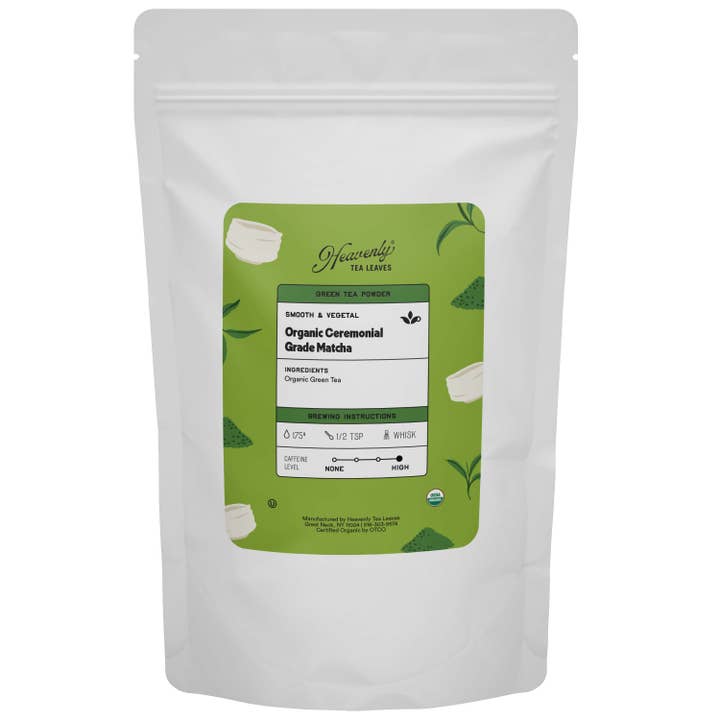 Heavenly Tea Leaves – wholesale Health/detox tea – Organic Bulk Ceremonial Grade Matcha Green Tea Powder, 125 g