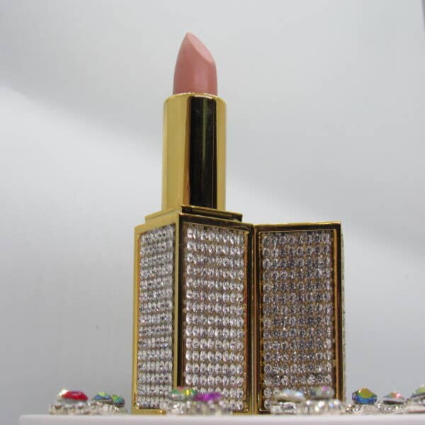 Elise Pink - Wholesale Lipstick - Glamour Lipstick "Fame" with Rhinestones2