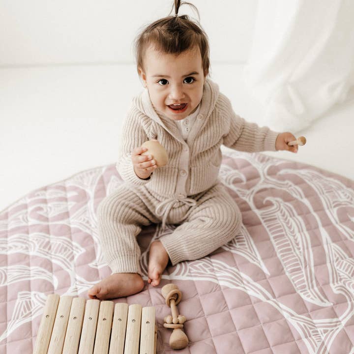 BO & KO - Wholesale Play mat – Kids & baby - Māori Inspired Playmat | Mauve5