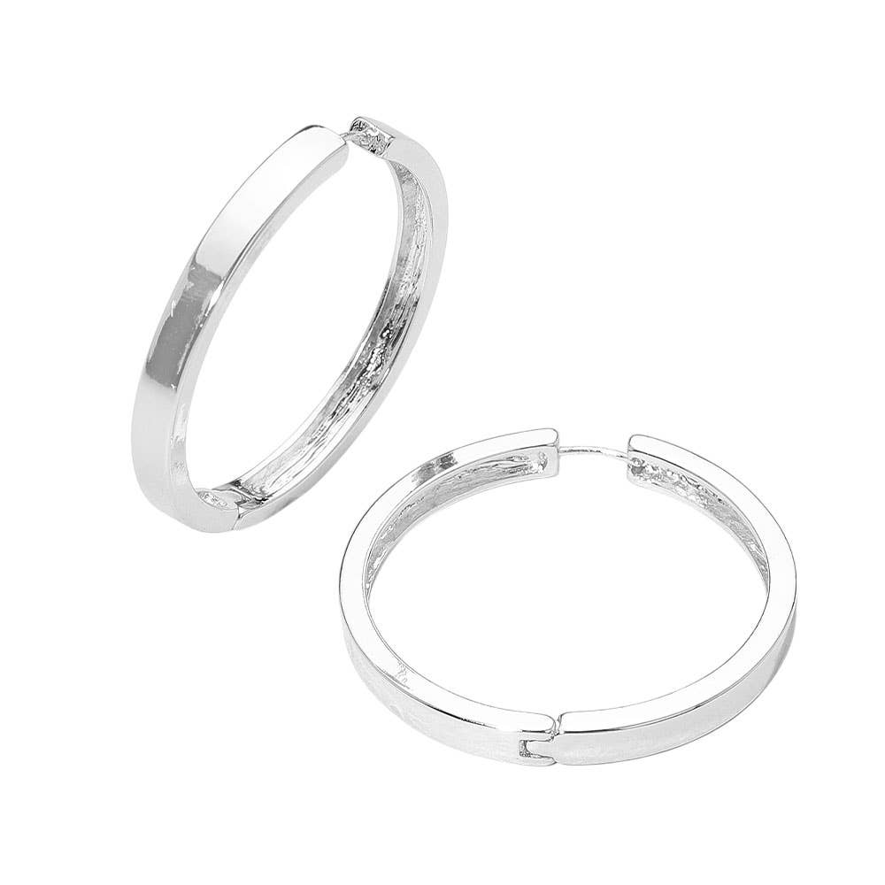 Sensibling Corp. - Vente Créoles - Boucles d'oreilles créoles élégantes plaquées or3