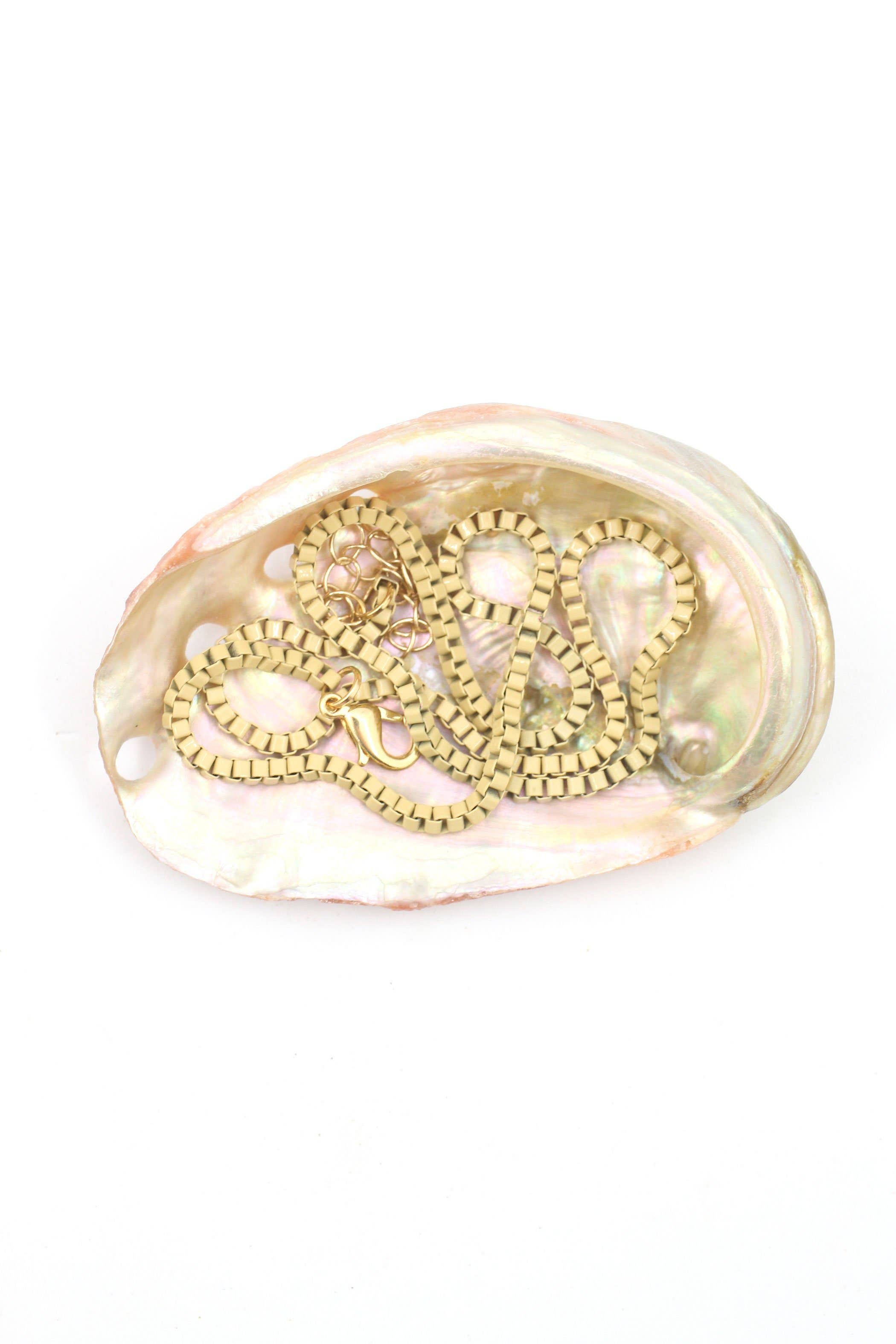 Woman Shops World - Wholesale Link & Chain Necklace - Enamel Box Chain Necklace, Adjustable Unisex Jewelry13