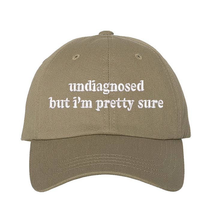 DSY Lifestyle - Wholesale Baseball Cap - Women's - Undiagnosed But Im Pretty Sure Embroidered Baseball Hat3