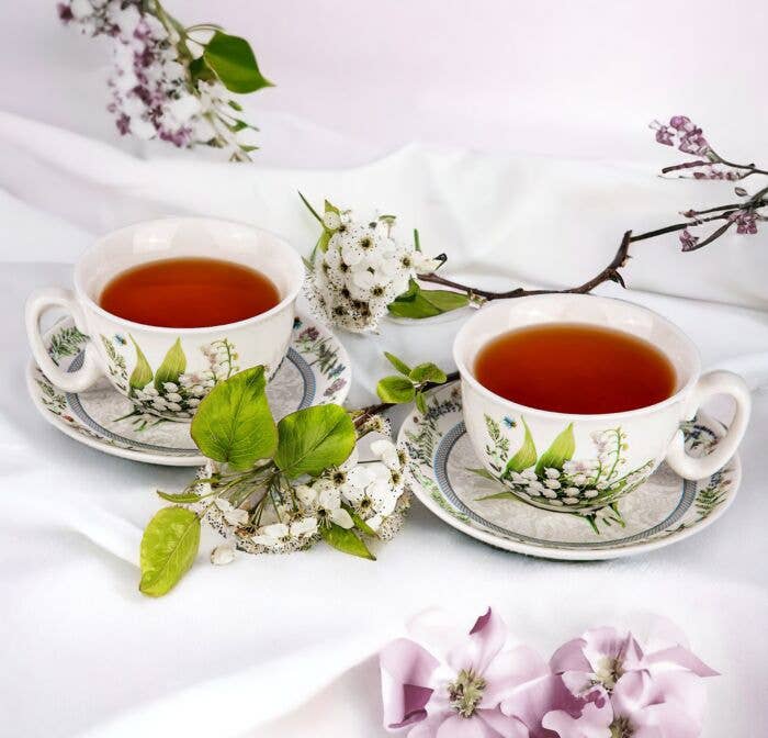 STP - Wholesale Coffee/Tea Cup - Lily Porcelain Tea/Coffee Cup and Saucer in Gift Box5