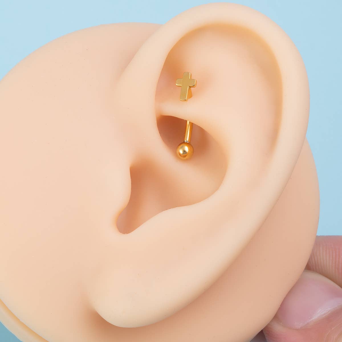 Gemscape UK - Wholesale Single Earring - Body Piercing - Small design eyebrow,  Labret , Stud13