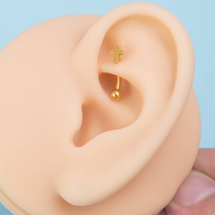 Gemscape UK - Wholesale Single Earring - Body Piercing - Small design eyebrow, Labret , Stud13