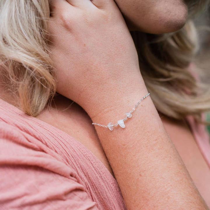 Luna Tide - Wholesale Beaded Bracelet - Custom Gemstone Beaded Chain Bracelet1