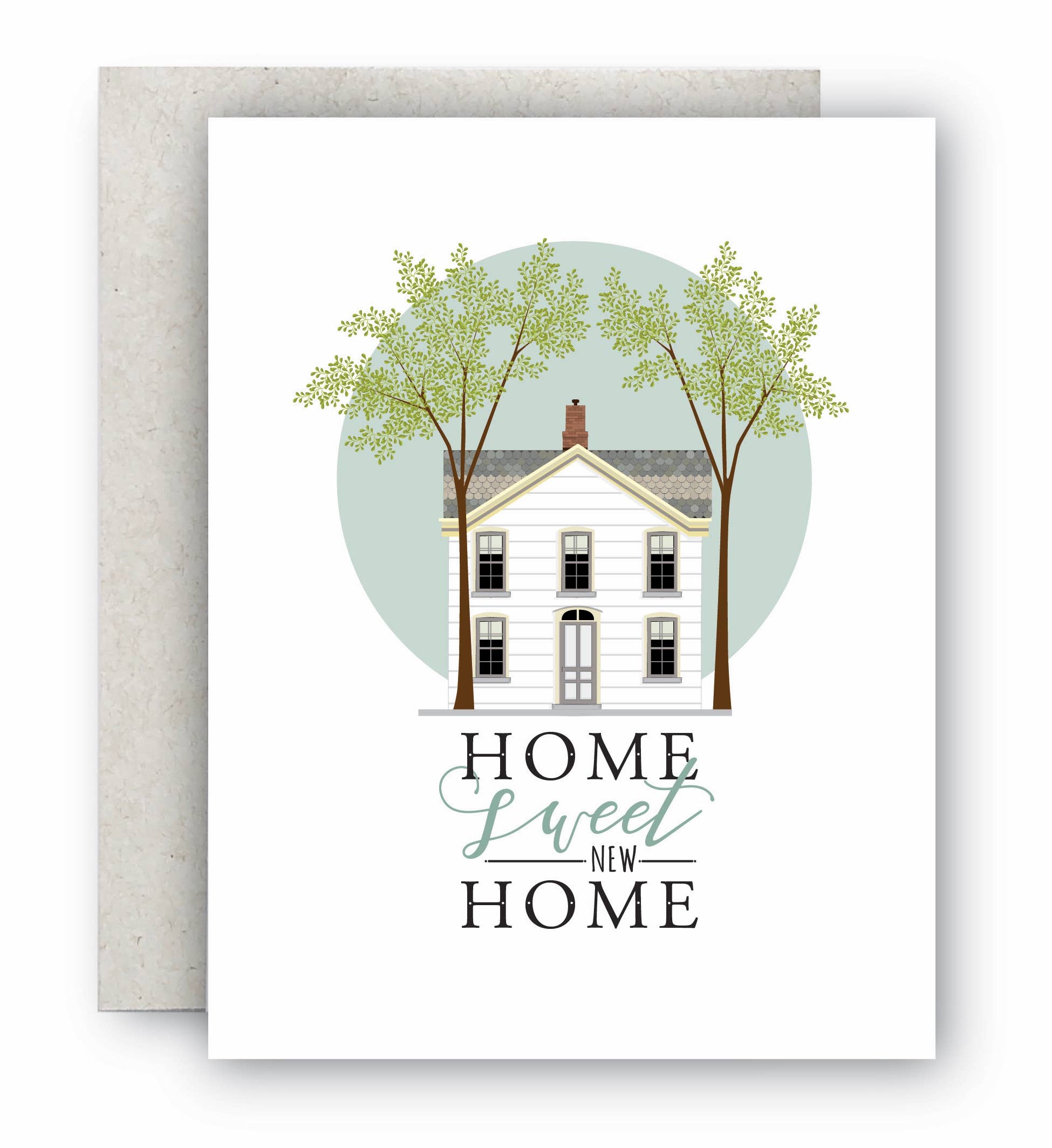 Merrily Paper - Wholesale Housewarming Card - Home Sweet New Home New House Card2