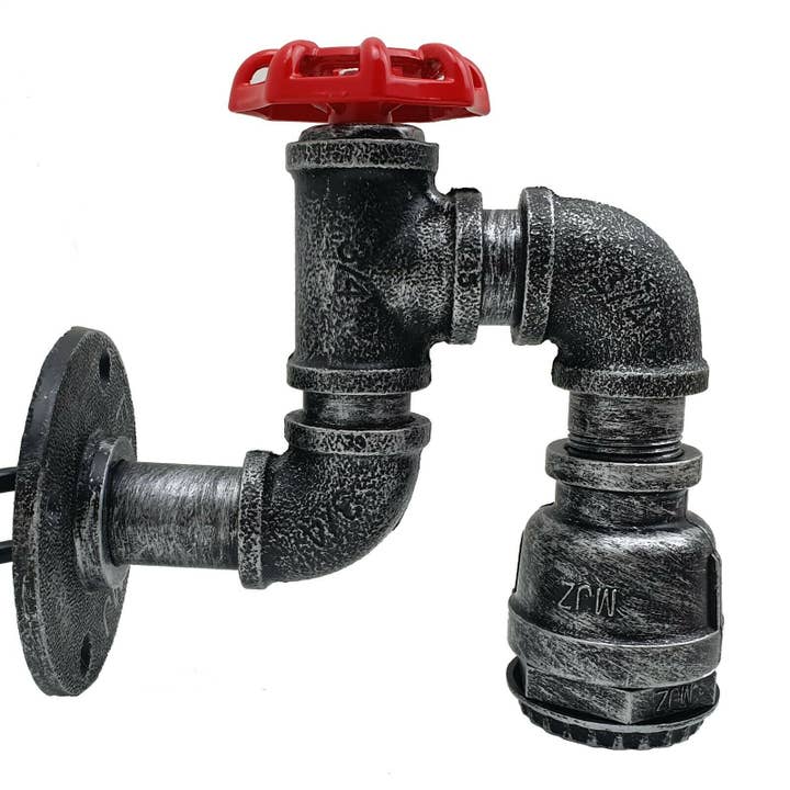 Ledsone – wholesale Lampett – Vintage industriell vattenledning lampa retro ljus steampunk