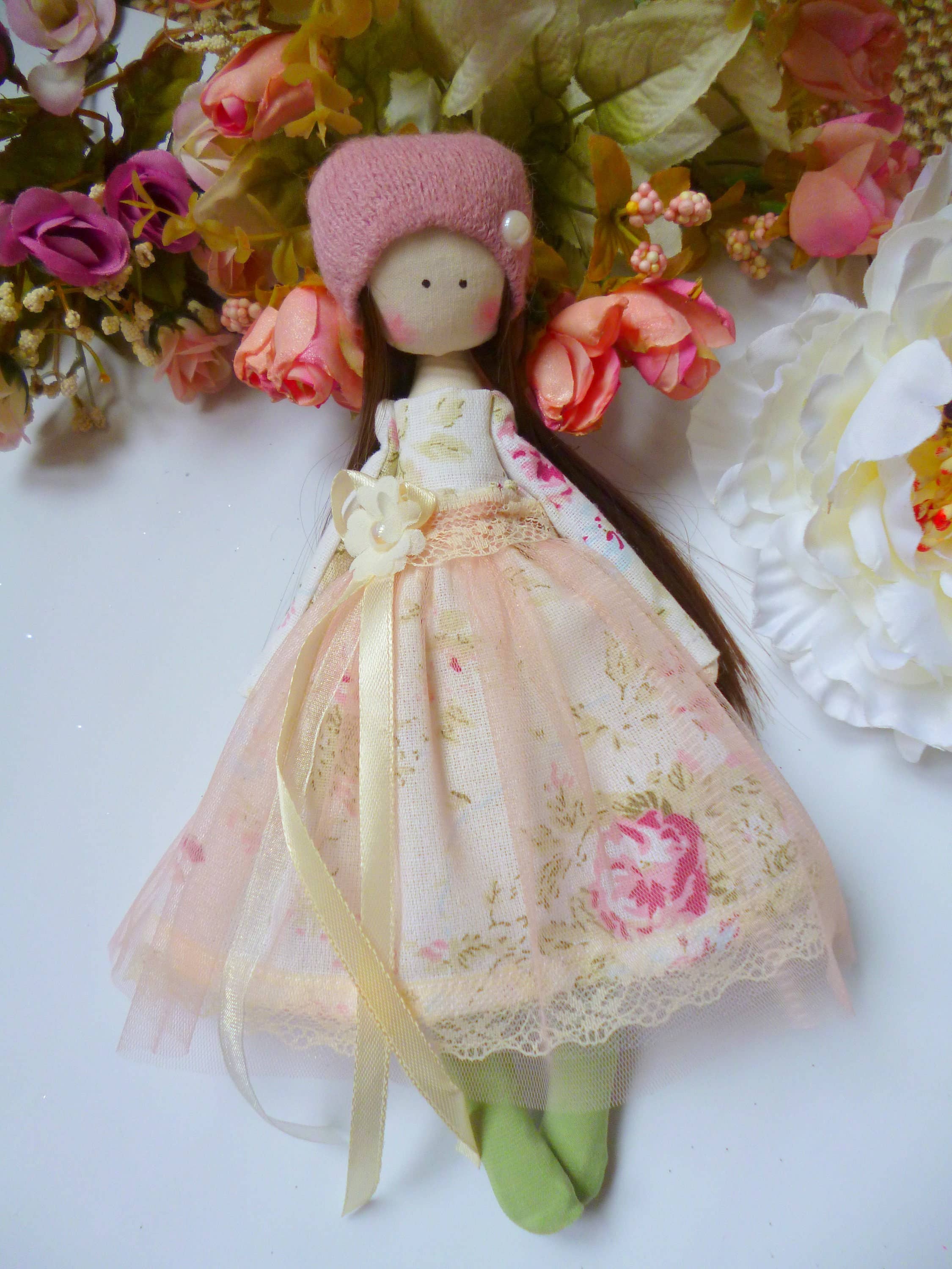 ChernikovaNataliya - Wholesale Doll - Kids - Handmade Shabby Chic Ballerina Rag Doll for Girls8
