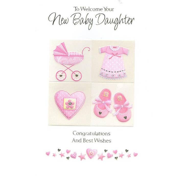 DICKENS INC. - Wholesale Baby Card - Baby Girl | SETC | SM | 19929-1GIRL