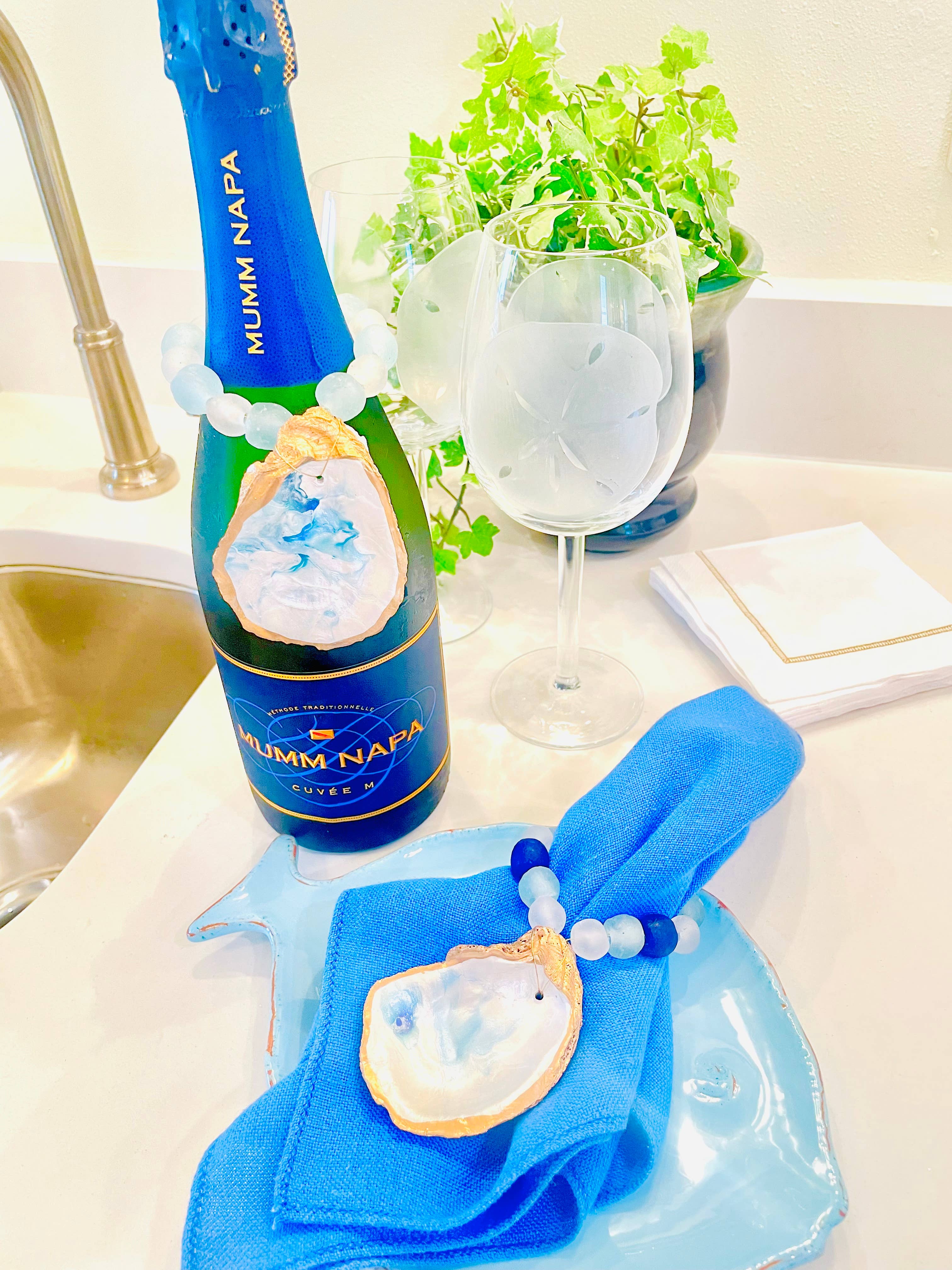 Shells by Shea – Engroshandel Servietring – Oyster Shell Servietring1