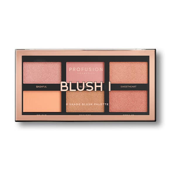 Profusion Cosmetics UK – wholesale Blush – BLUSH I | 6 Shade Blush Palette0