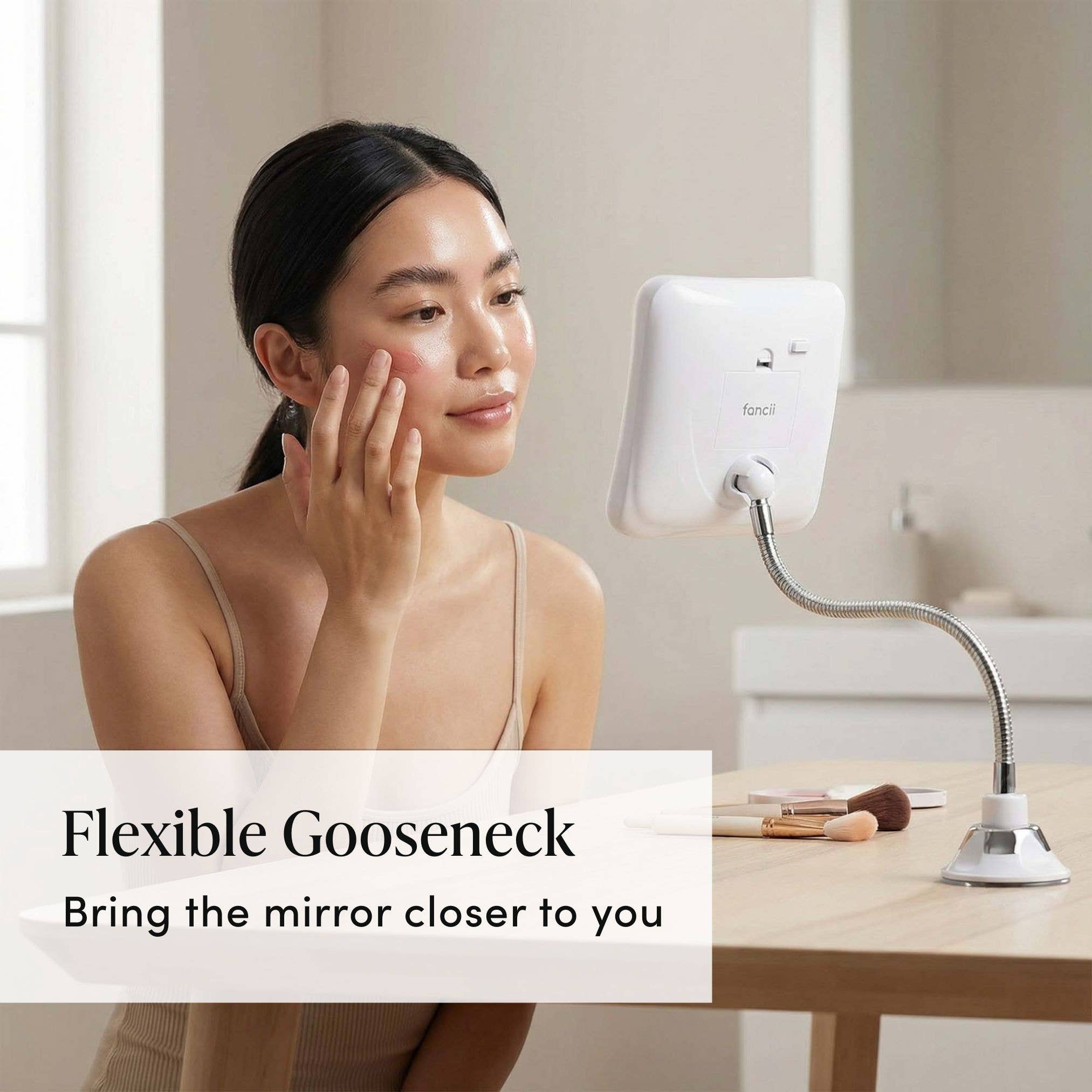 Fancii - Wholesale Vanity Mirror - Mira+ Lighted 10x Magnifying Mirror With Gooseneck4