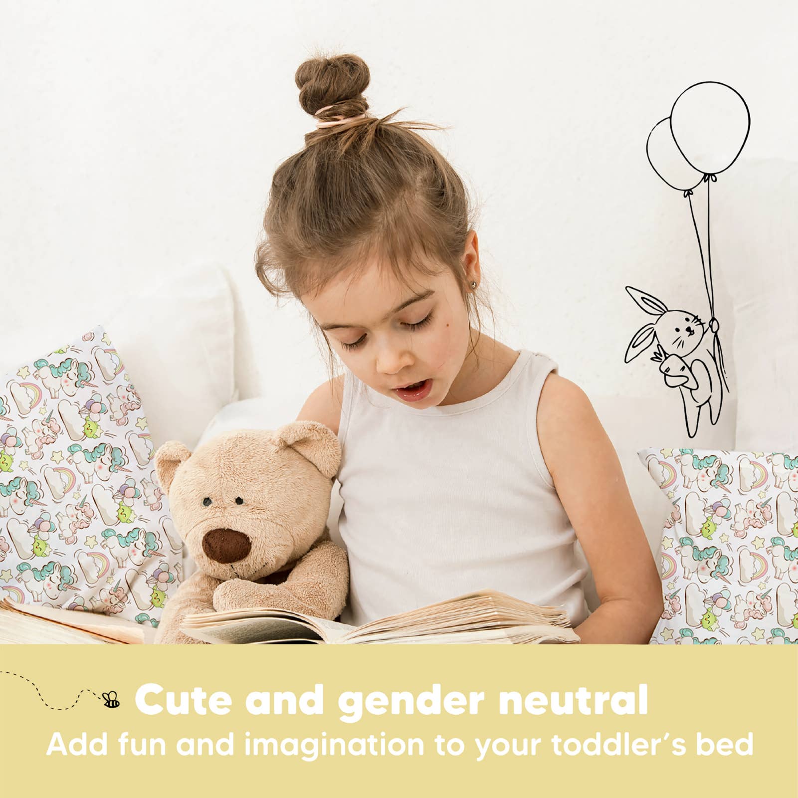 Sonhos de unicórnio 13X18 Almofada de criança com Capa de Almofada para venda a revendedores na Faire8