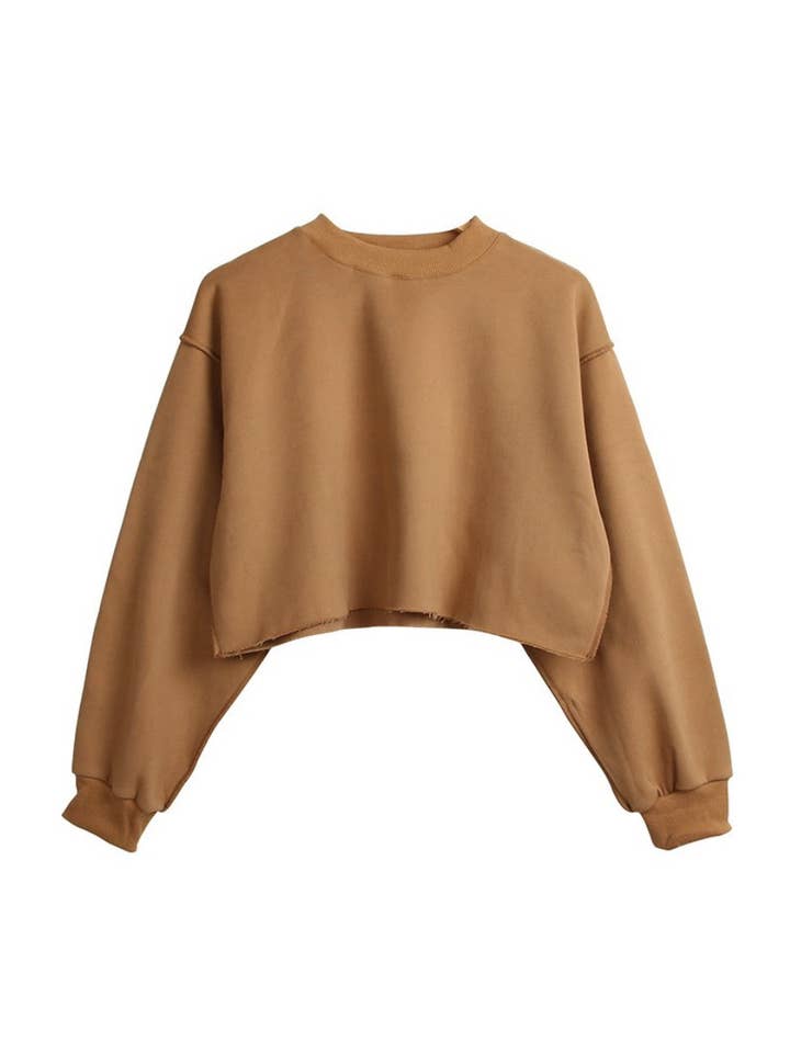 Miss Sparkling - Wholesale Sweatshirt - Women's - Crop Top Sweatshirt