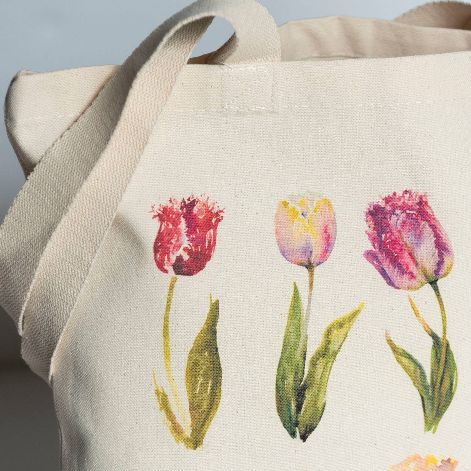 Alla Dickson Art - Vendita all'ingrosso Borsa tote - Donna - Borsa Libro Floreale Borsa Tulipano Borsa Tela Fiore Primavera9