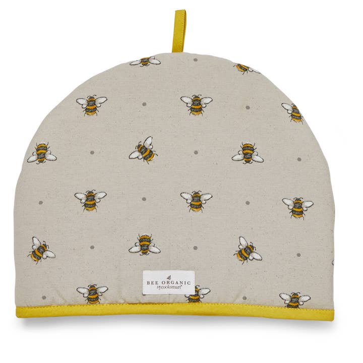 Tea Cosy - Organic Cotton (GOTS) Bumble Bees for wholesale by Cooksmart