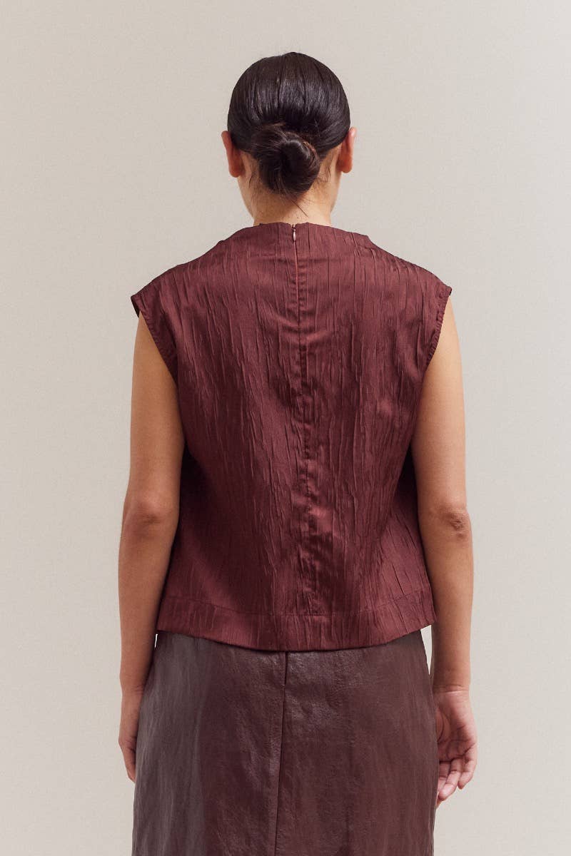 Grade & Gather - Vendita all'ingrosso Camicetta - Donna - 42090 - CANOTTA A COLLO ALTO RANDOM SEER11