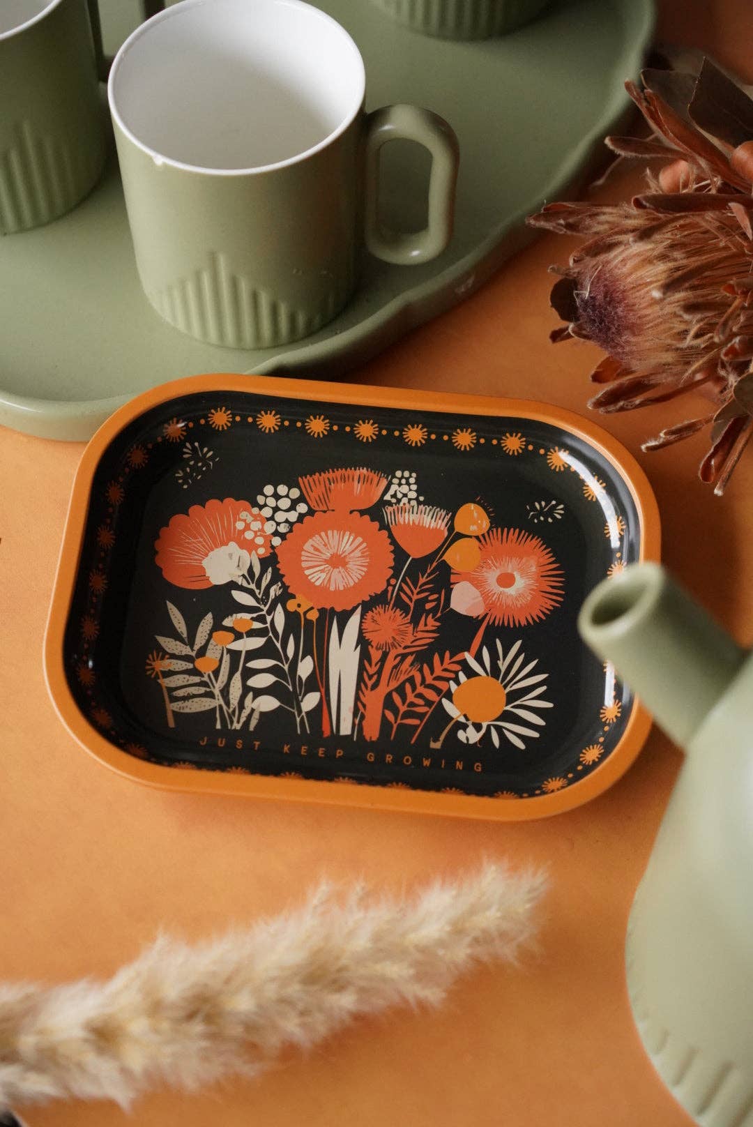 Real Fun, Wow! - Wholesale Decorative Tray - ‘Just Keep Growing' Tin Tray3