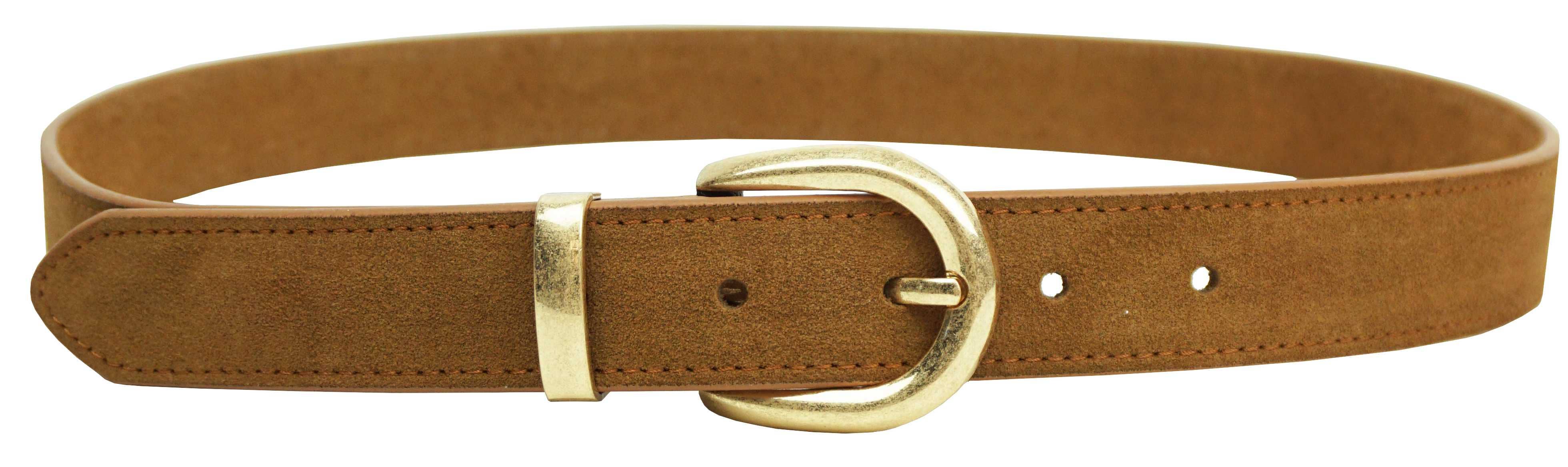 Anais - Wholesale Belt - Women's - Leather belt with gold buckle CT39562