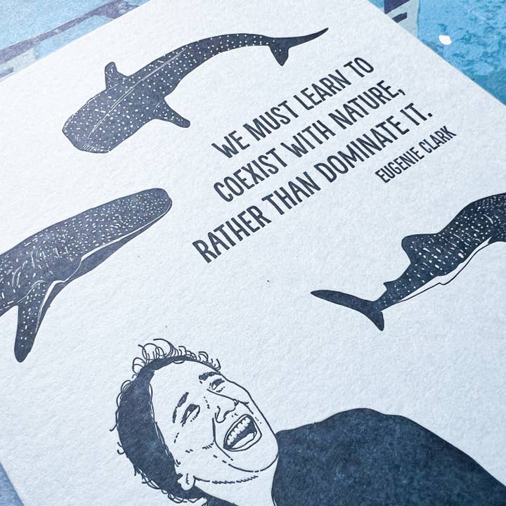 Blackbird Letterpress â wholesale Everyday greeting card â Eugenie Clark letterpress card2