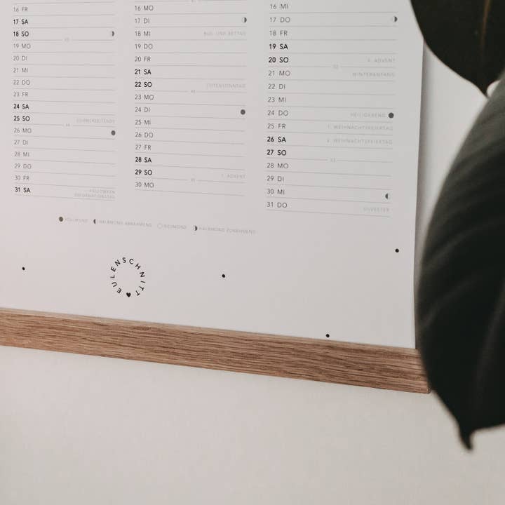 Eulenschnitt - Wholesale Calendar - Wall calendar 2026 (PU = 6 pcs)3