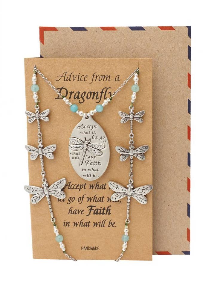 Collier Lanière de Masque Visage Mariah Dragonfly avec Inspiration pour la vente par Quan Jewelry