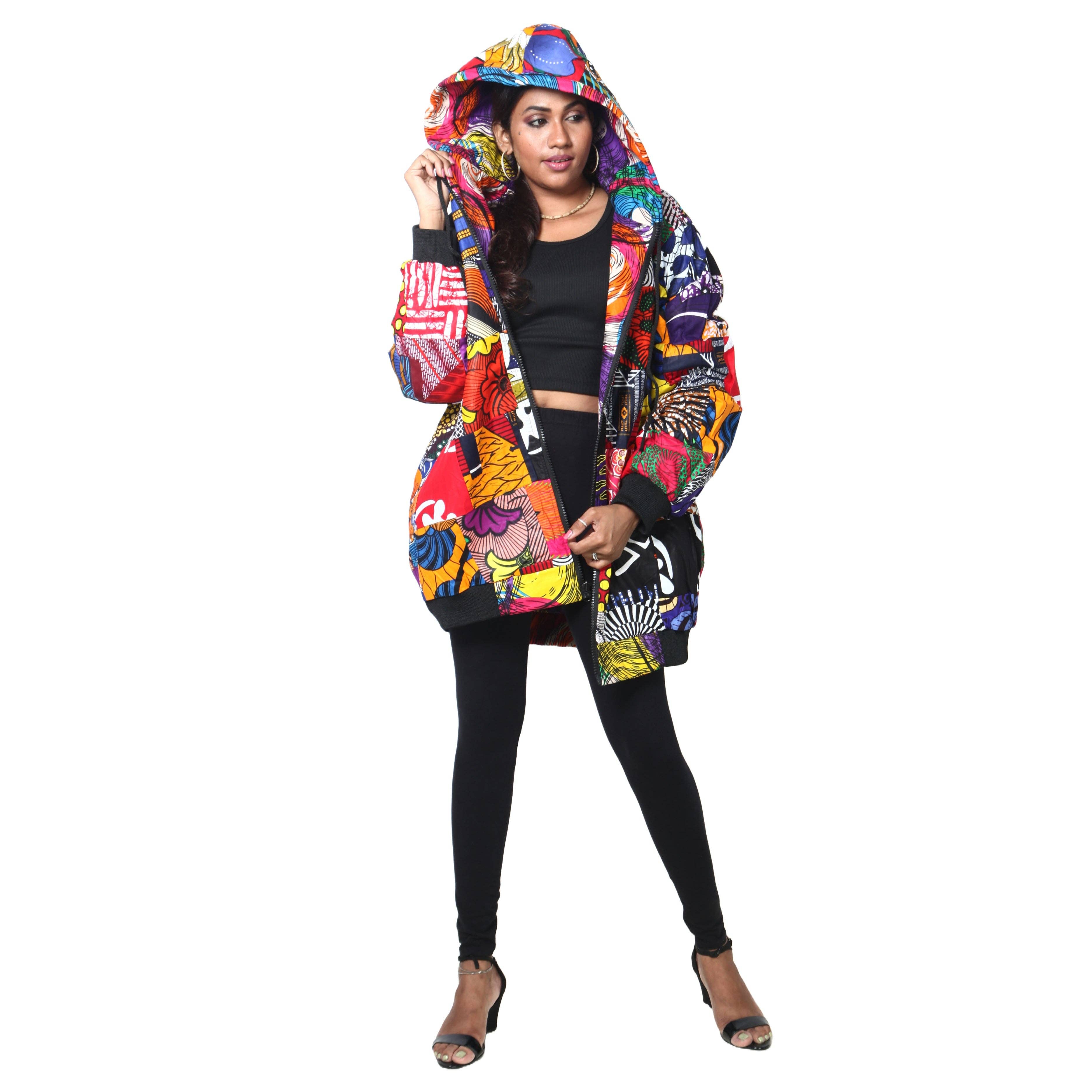 African Stars - Wholesale Retailer Display - Apparel - Unisex Reversible Jacket -- FI-2721