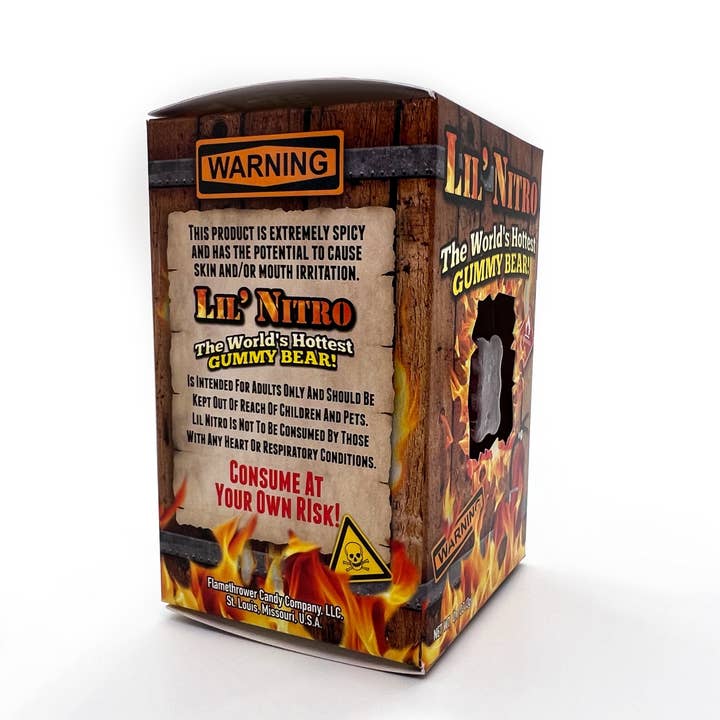 Mikey V's Foods - Vente Bonbons gélifiés - Lil'Nitro, l'ourson en gélatine le plus sexy du monde2