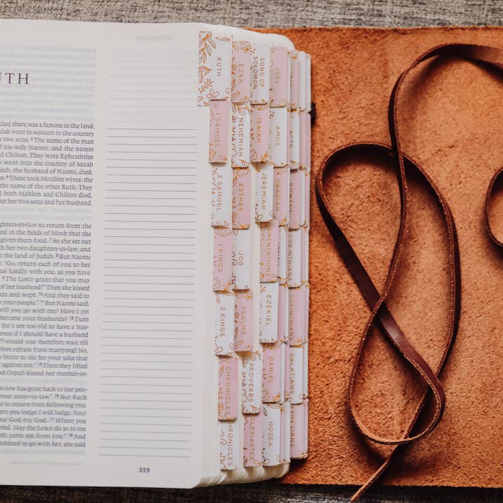The Daily Grace Co - Wholesale Book - Adult - Gold Foil Bible Tabs | Dusty Pink