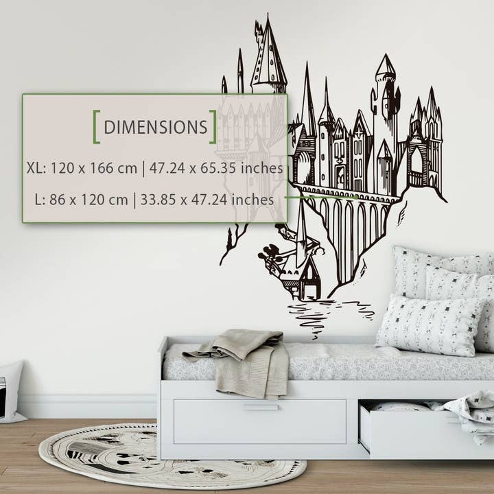 Wizard School magiska väggdekaler för barn för wholesale av KUARKI