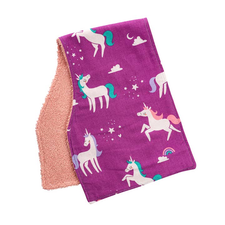 Tiffons licorne Burp pour la vente par Lola’s Classic Babies LLC