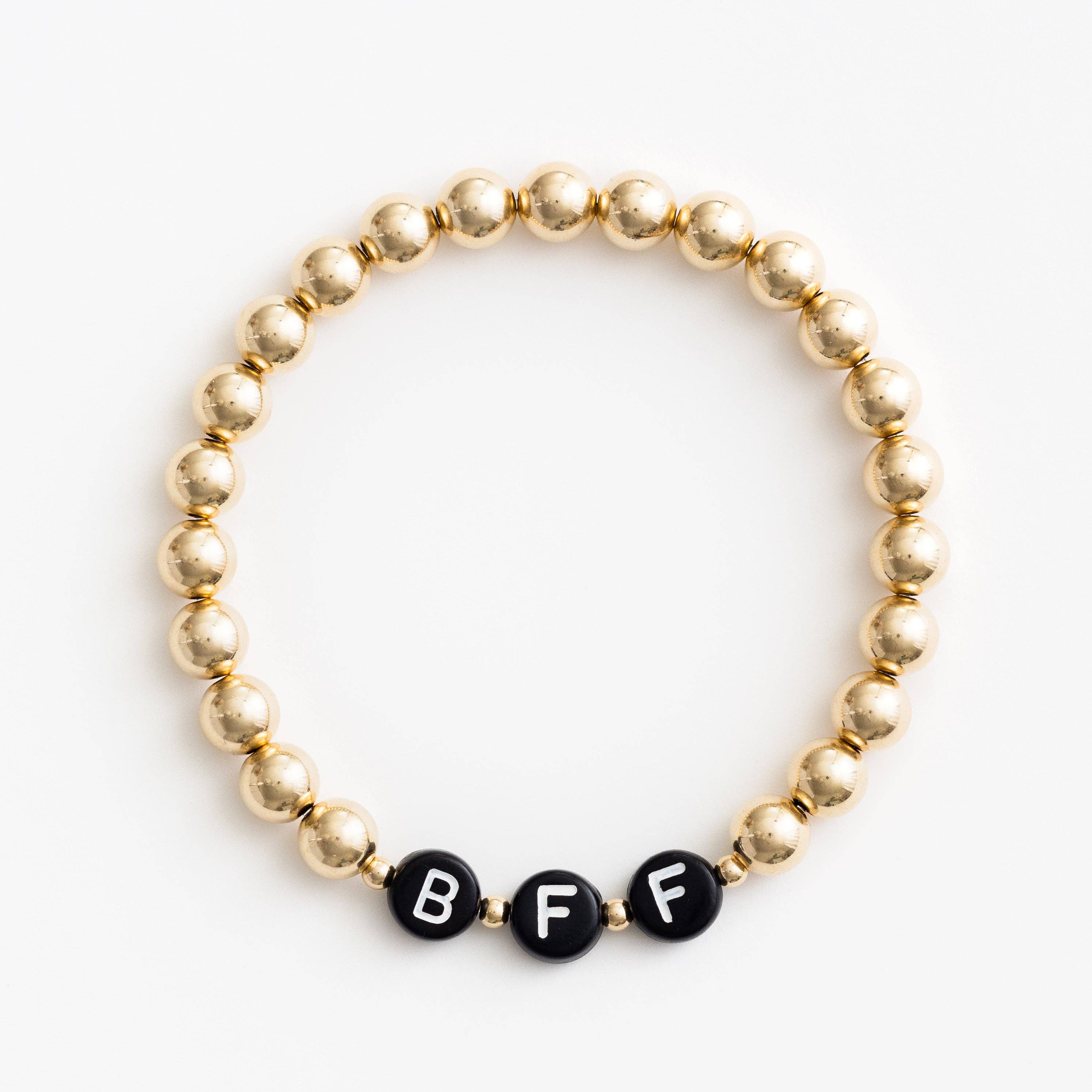 Names For Good - Wholesale Beaded Bracelet - The Gold with Gold Spacers Bracelet7