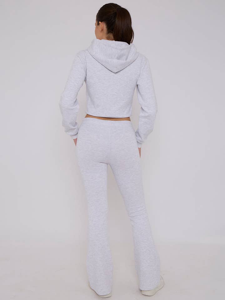 AX Labels - Wholesale Lounge Set - Women's - Interlock Cropped Zip Hoodie and Flared Trouser Set12