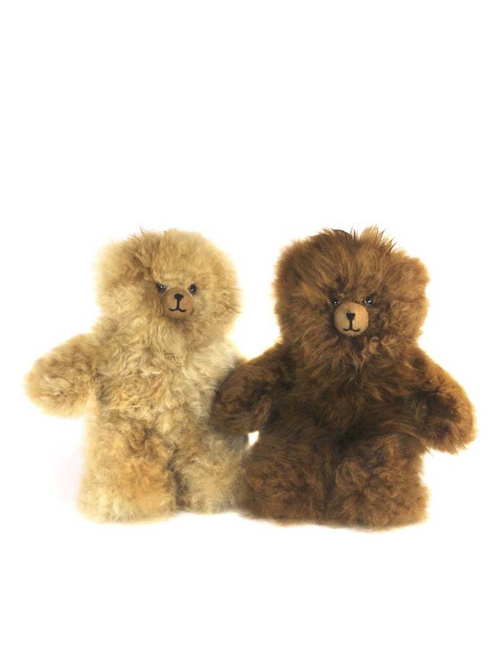 Petit ours en alpaga Heirloom 8" pour la vente par Lanart Alpaca