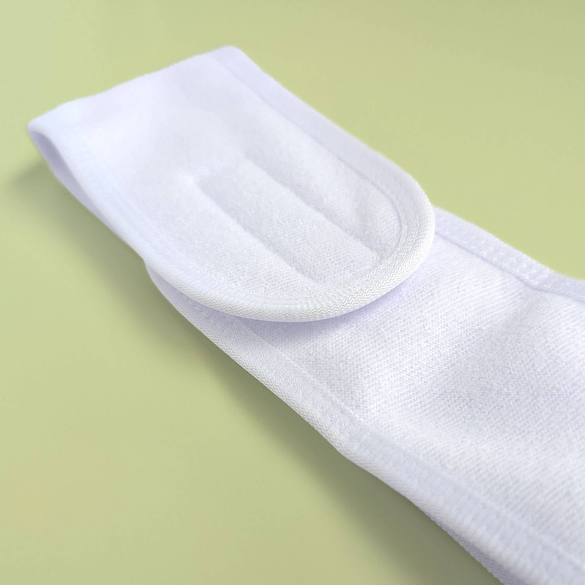 GreenWave – bandana de spa por atacado – Faixa de Cabeça Ajustável para Spa Branco3