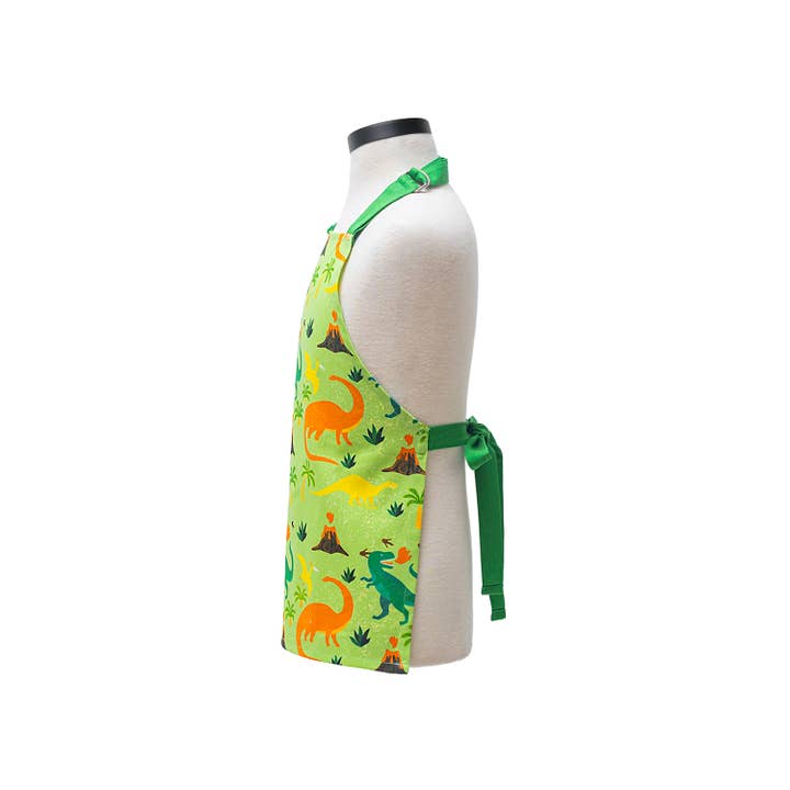 Handstand Kitchen - Wholesale Apron - Kids - Dinosaur Kids Apron Set – Youth Apron and Oven Mitts3