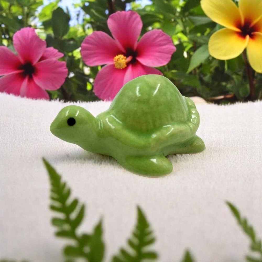Earths Elements Wholesale - Wholesale Decorative Figurine - Mini Ceramic Turtle Figurine - Assorted
